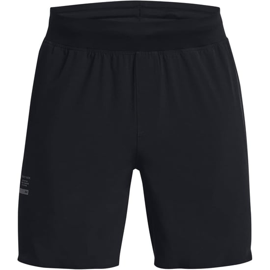 Men's Under Armour Pr Bermuda Shorts with Curved Hem in Black - Image 1