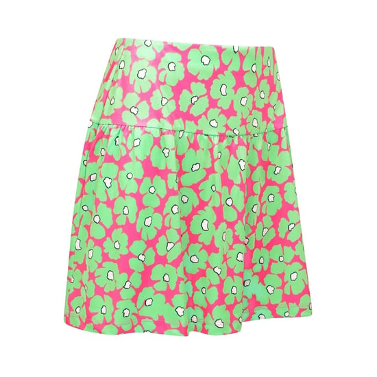 Women's Callaway 17 Floral Patterned Mini Skort in Cheeky Pink - Image 2