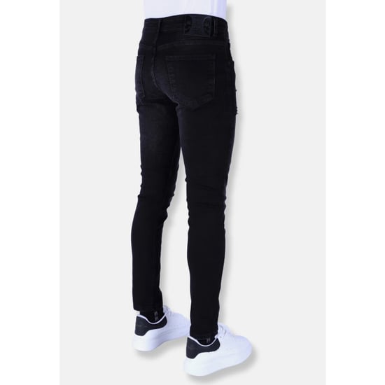 Local Fanatic Slimfit jeans met stretch met gaten - Image 5