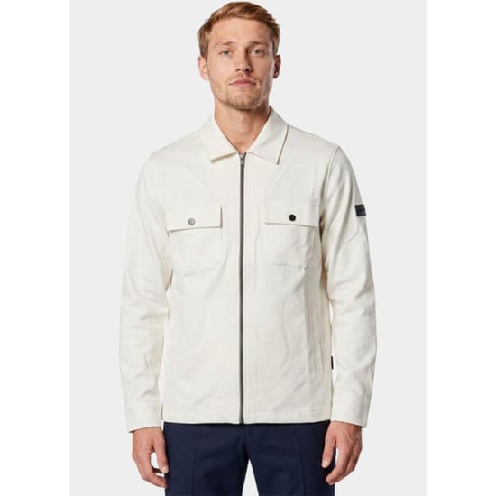 Bos Bright Blue Overshirt 2061/off white - Image 1