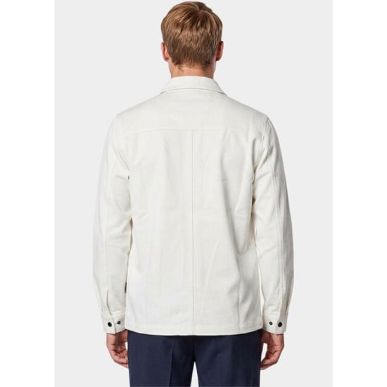Bos Bright Blue Overshirt 2061/off white - Image 2