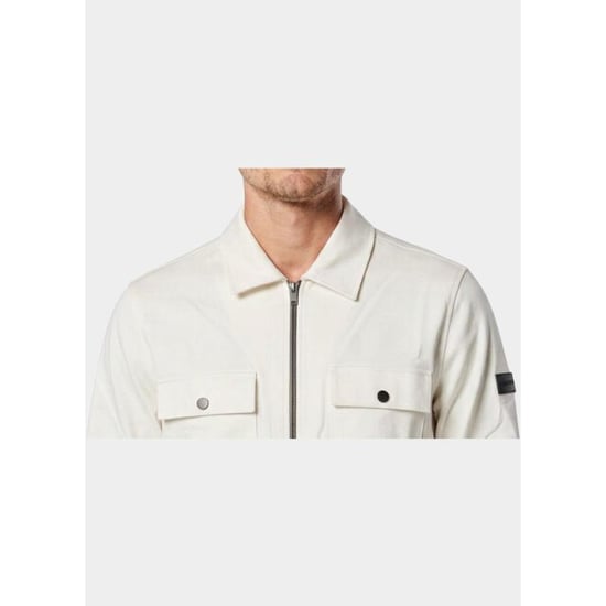 Bos Bright Blue Overshirt 2061/off white - Image 3