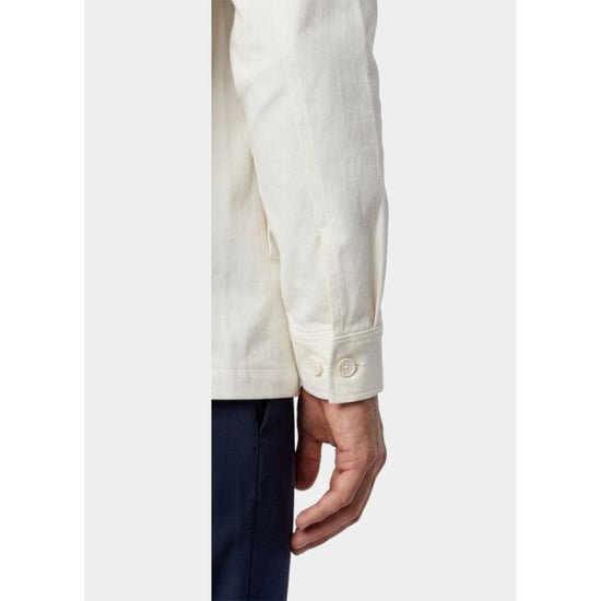 Bos Bright Blue Overshirt 2061/off white - Image 5