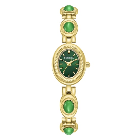 Rosalie horloge met jade armband - Image 1