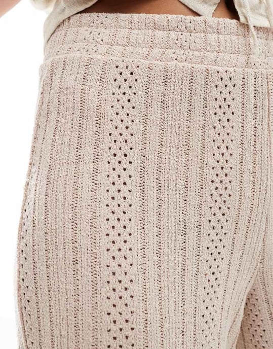 NA-KD virkningsbyxor i beige - Image 3