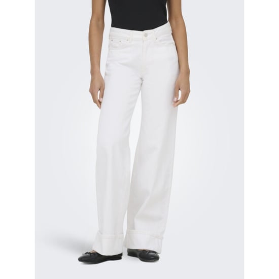 Only Onlella mw wide fold up dnm white t - Image 1