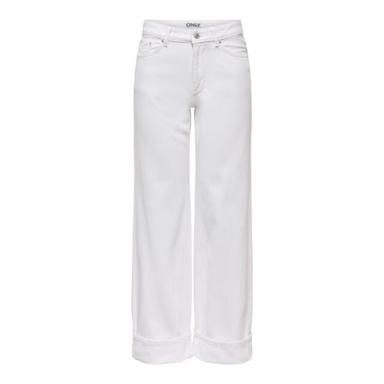 Only Onlella mw wide fold up dnm white t - Image 2