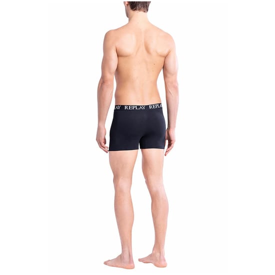 Replay Boxershorts voor heren (Set van 2) (Rood/zwart) - Image 4