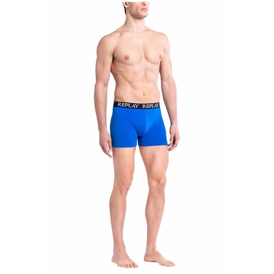 Replay Boxershorts voor heren (Set van 2) (Turquoise/Zwart) - Image 1