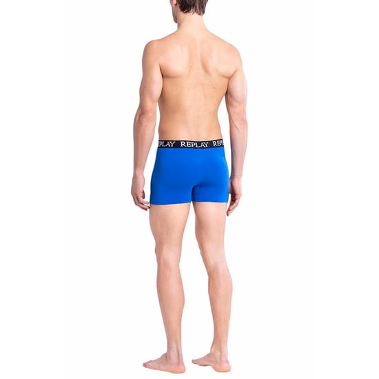 Replay Boxershorts voor heren (Set van 2) (Turquoise/Zwart) - Image 3