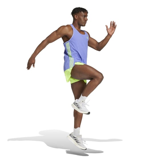 Men's adidas Promo Singlet Vest in Cobalt Blue - Image 4