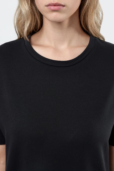 Crew Neck Midi T-shirt Klänning - Image 5