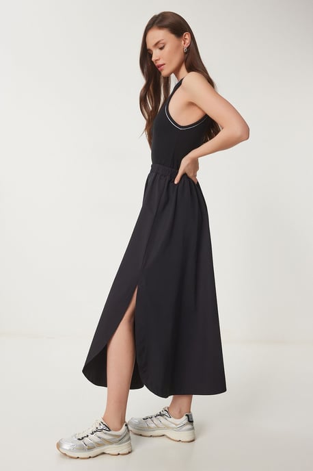 Mouwloze A-lijn maxi jurk - Image 3