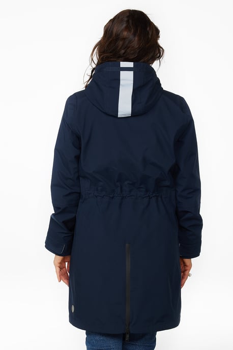 Denise Marineblauw Jas - Image 2