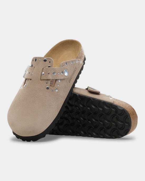 Boston Clogs in Tan - Image 2