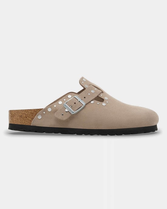 Boston Clogs in Tan - Image 4