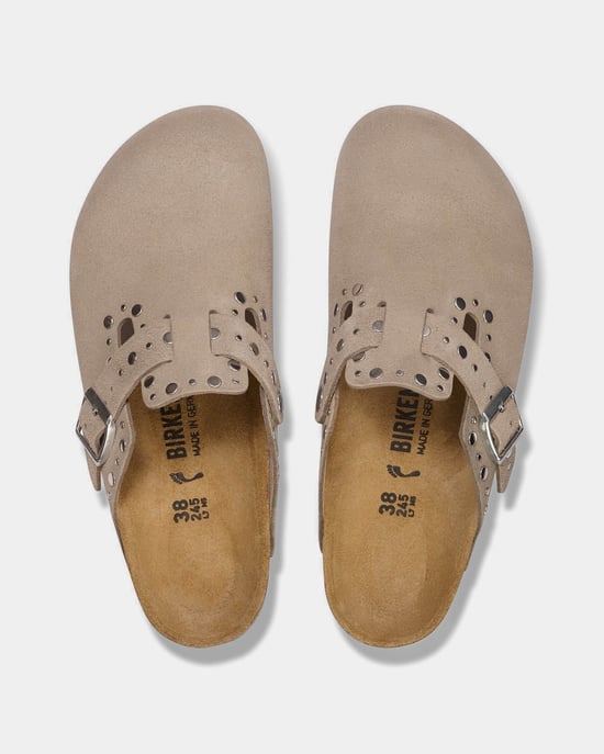 Boston Clogs in Tan - Image 5