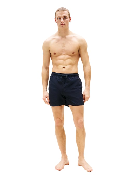 Drawstring Swimming Shorts in Dark Grey - Image 4