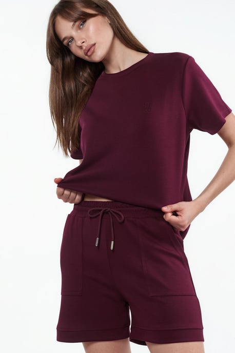 Crew Neck Embroidered Two-Piece Co-ord Set - Image 4