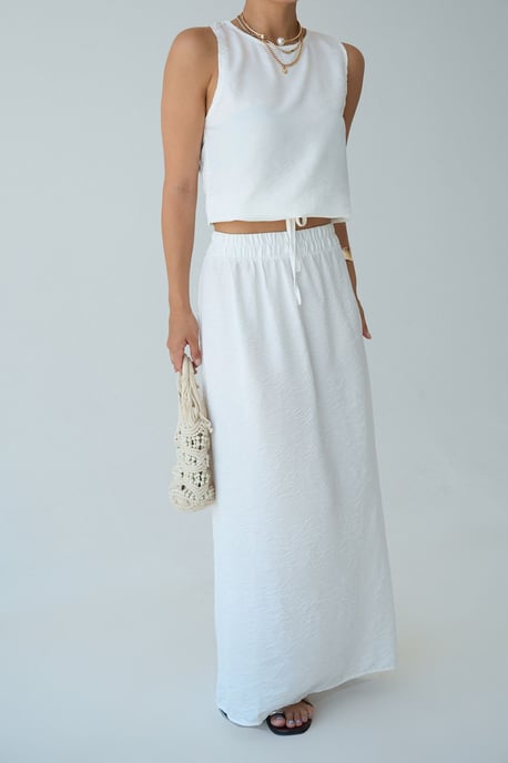 Hoge Taille Wijde Pijpen Twee-Delige Set - Image 1