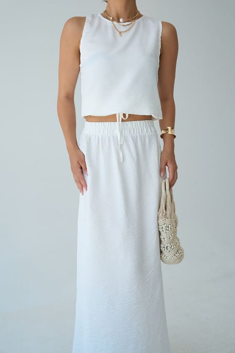 Hoge Taille Wijde Pijpen Twee-Delige Set - Image 3