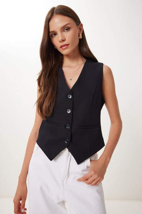 Crop Knop Vest - Image 3