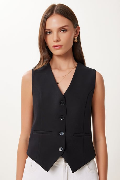 Crop Knop Vest - Image 4