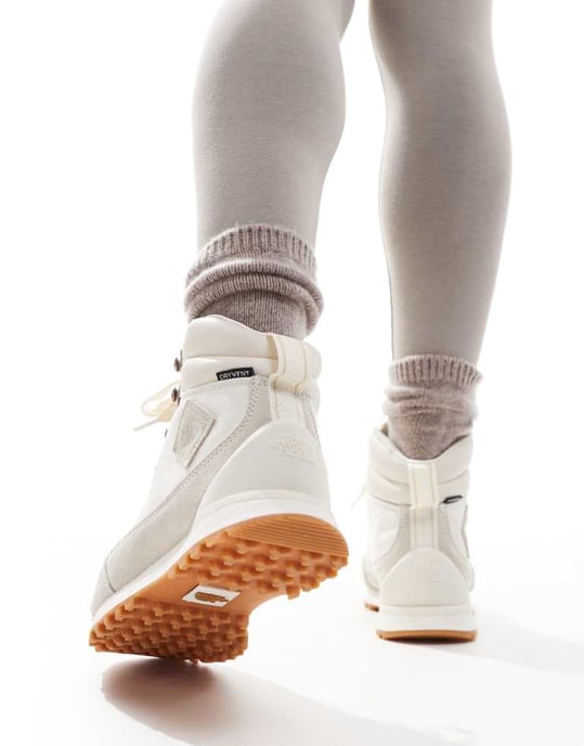 The North Face Back-To-Berkeley IV waterproof hiking boots in off white - Image 4