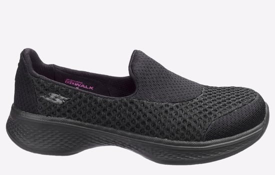Skechers Go Walk 4 Kindle Junior Slip On Trainers - Image 1
