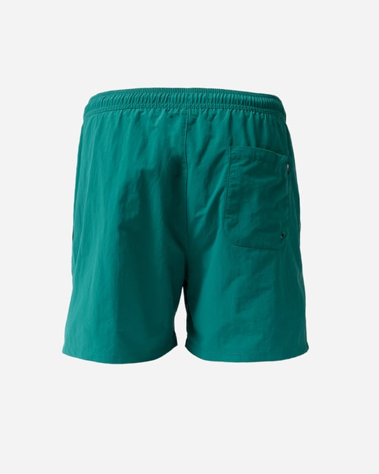 Drawstring Swimming Shorts in Teal - Image 2