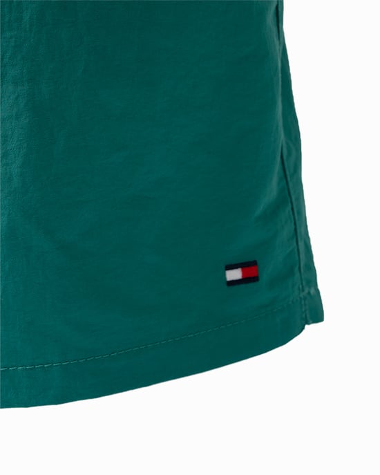 Drawstring Swimming Shorts in Teal - Image 3