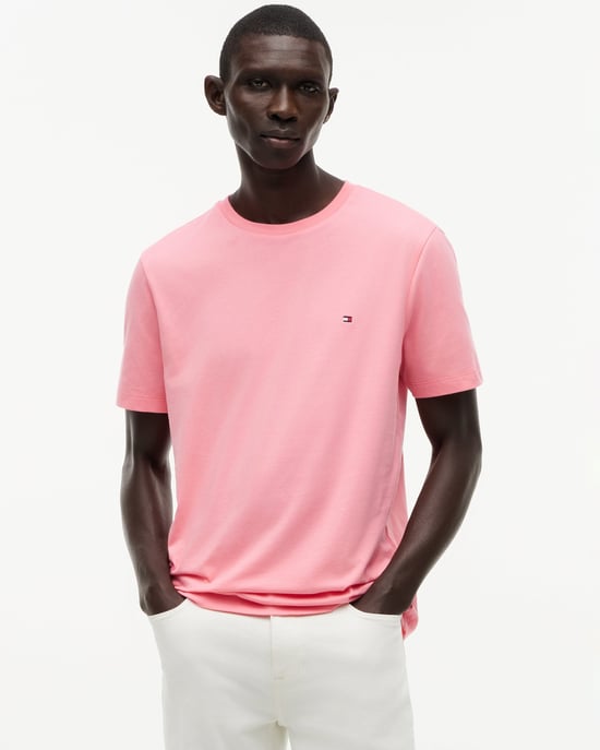 Regular Fit T-Shirt in Light Pink - Image 1