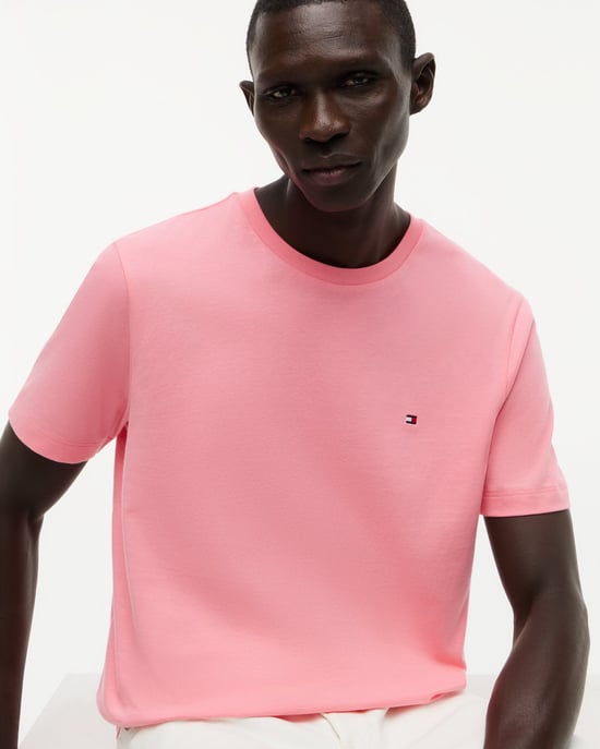 Regular Fit T-Shirt in Light Pink - Image 4