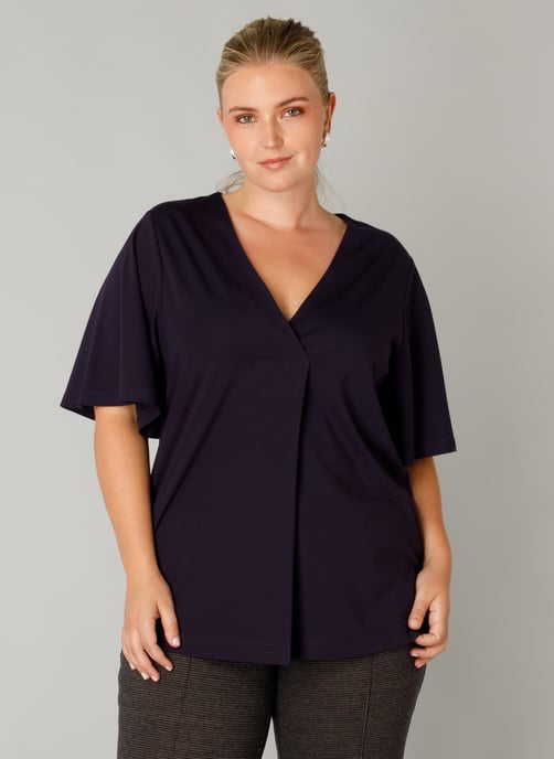 YEST CURVE Fawn Tops - Dark Navy - Image 1