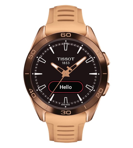 Tissot T-touch Connect Sport Unisex Horloge Beige T1534204705105 - Image 1