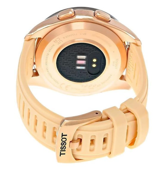 Tissot T-touch Connect Sport Unisex Horloge Beige T1534204705105 - Image 4