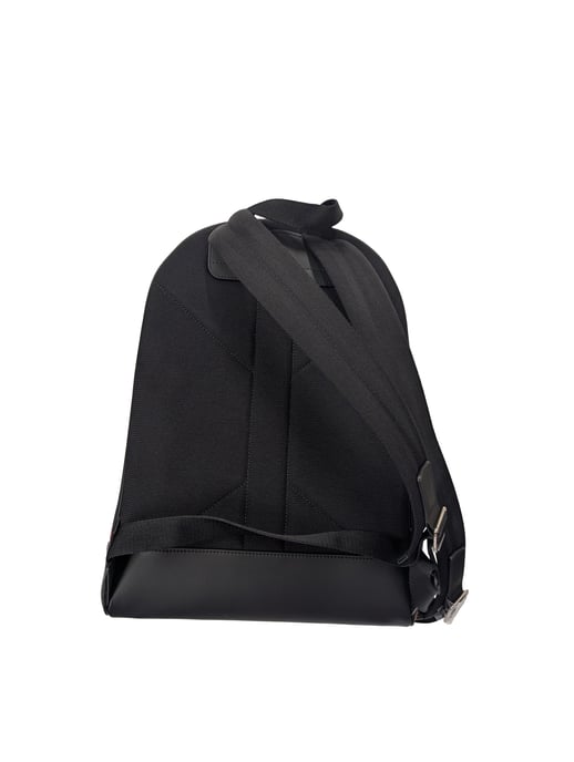 Burberry Jeff Mens Leather Backpack -Navy Grey - Image 4