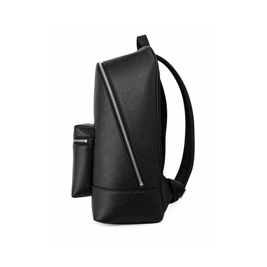 Burberry Jeff Mens Leather Backpack - Black Grain - Image 3