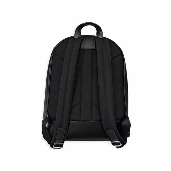 Burberry Jeff Mens Leather Backpack - Black Grain - Image 4