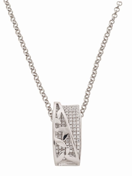 Orphelia Dames 925 Sterling Zilveren Ketting met Hanger - Zilver ZH-4471 - Image 2