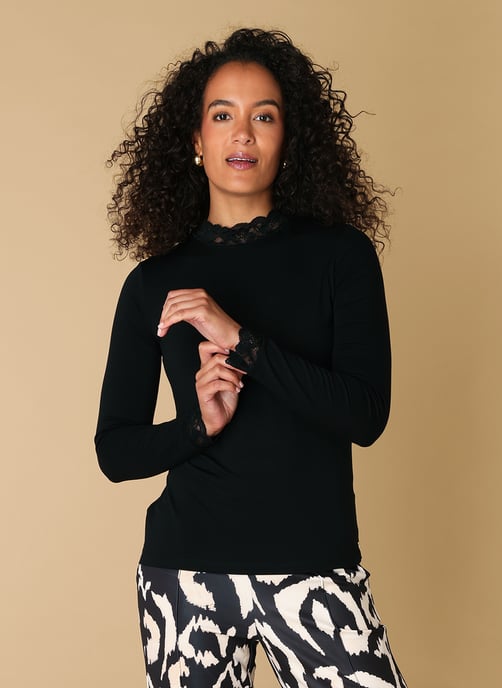 IVY BEAU Raniya Tops - Black - Image 1