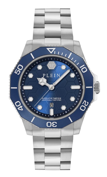 Philipp Plein Aquastorm Heren Horloge Zilverkleurig PW2GA0426 - Image 1