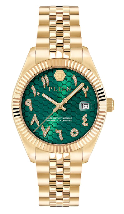 Philipp Plein Date Superlative Women's Gold Watch PWYFA0626 - Image 1
