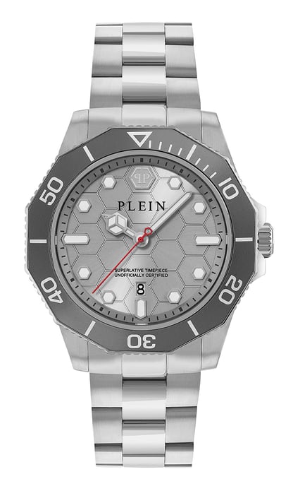 Philipp Plein Aquastorm Heren Horloge Zilverkleurig PW2GA0326 - Image 1