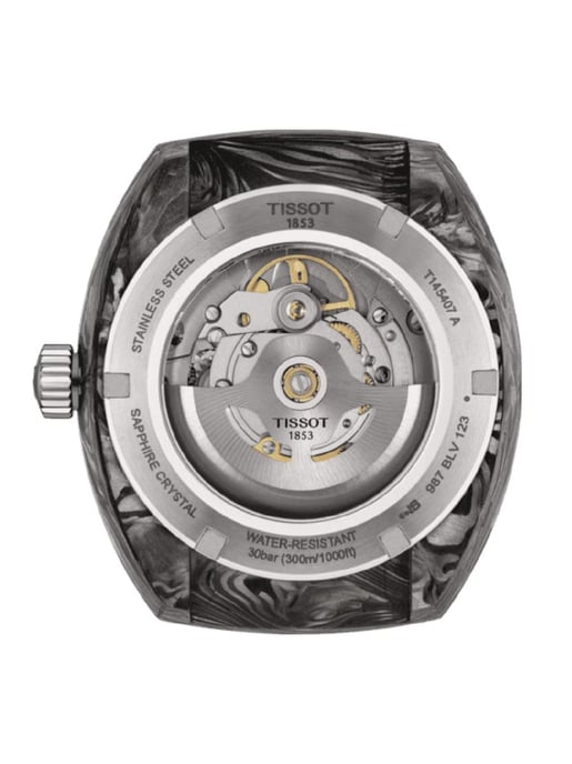 Tissot Sideral S Powermatic 80 Heren Horloge Blauw T1454079705701 - Image 4