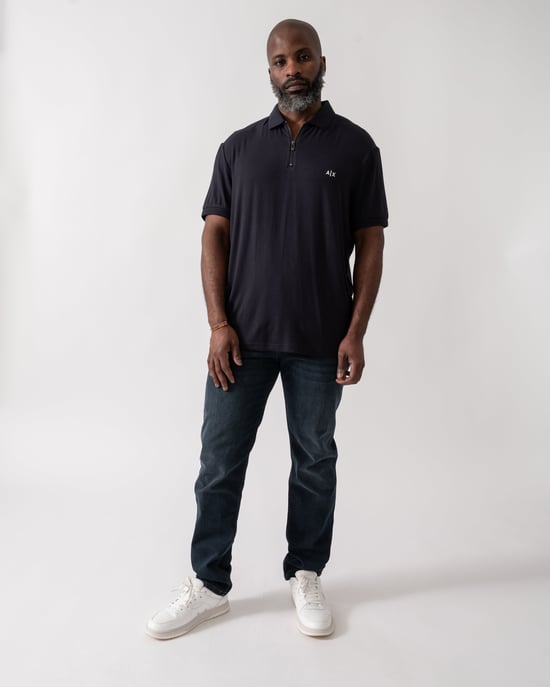 UB101 Polo Shirt in Dark Grey - Image 4