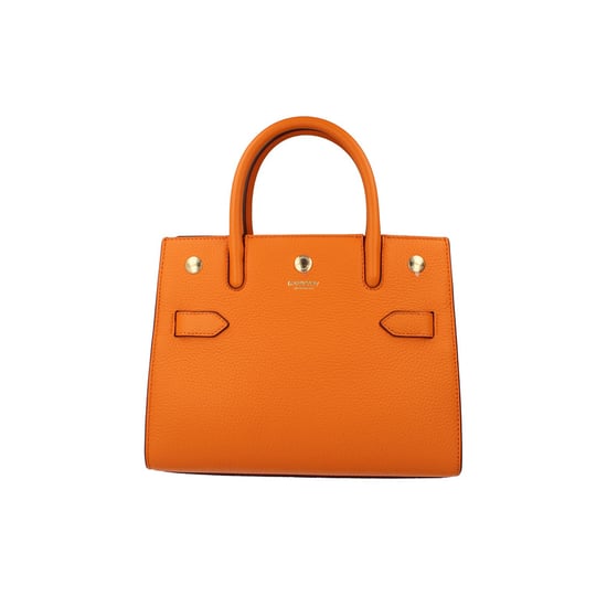 Burberry Tote Top Handle Bag - Orange - Image 1