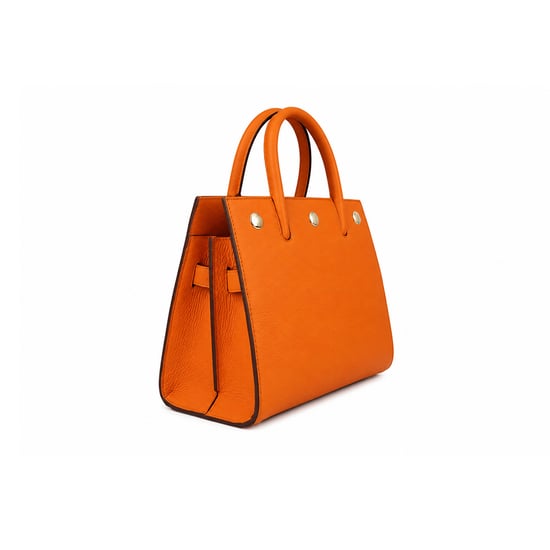 Burberry Tote Top Handle Bag - Orange - Image 3
