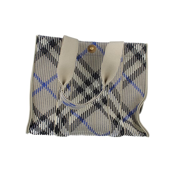 Burberry Small Knitted Tote - Lichen - Image 1