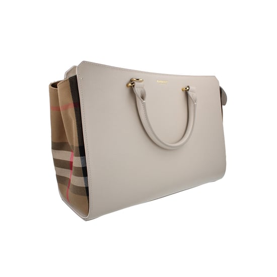 Burberry Banwell Medium Leather Handbag - Limestone - Image 2